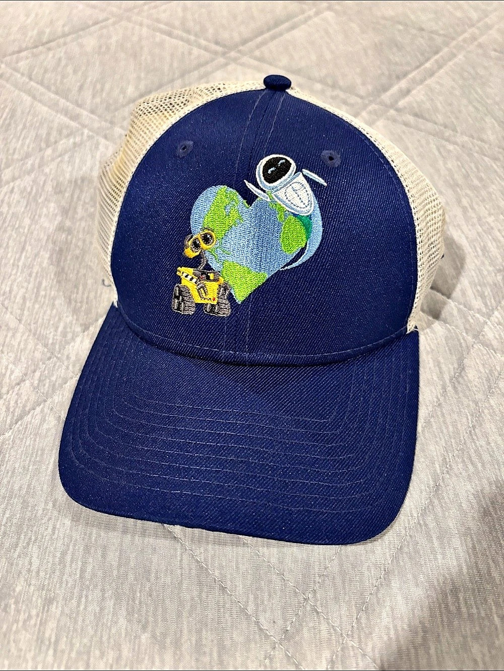 Disney Character Trucker Hat Blue & White